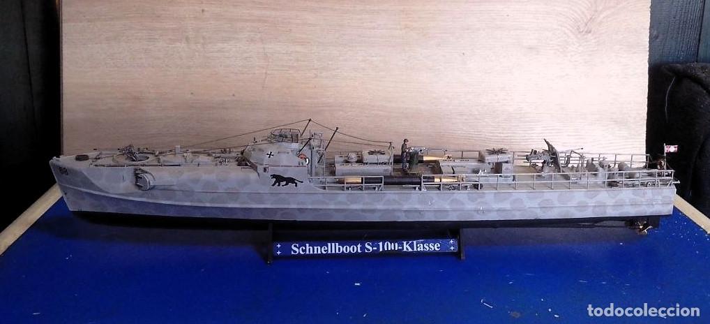 Maquetas: Maqueta lancha torpedera blindada alemana S-100 segunda guerra mundial escala 1/72
