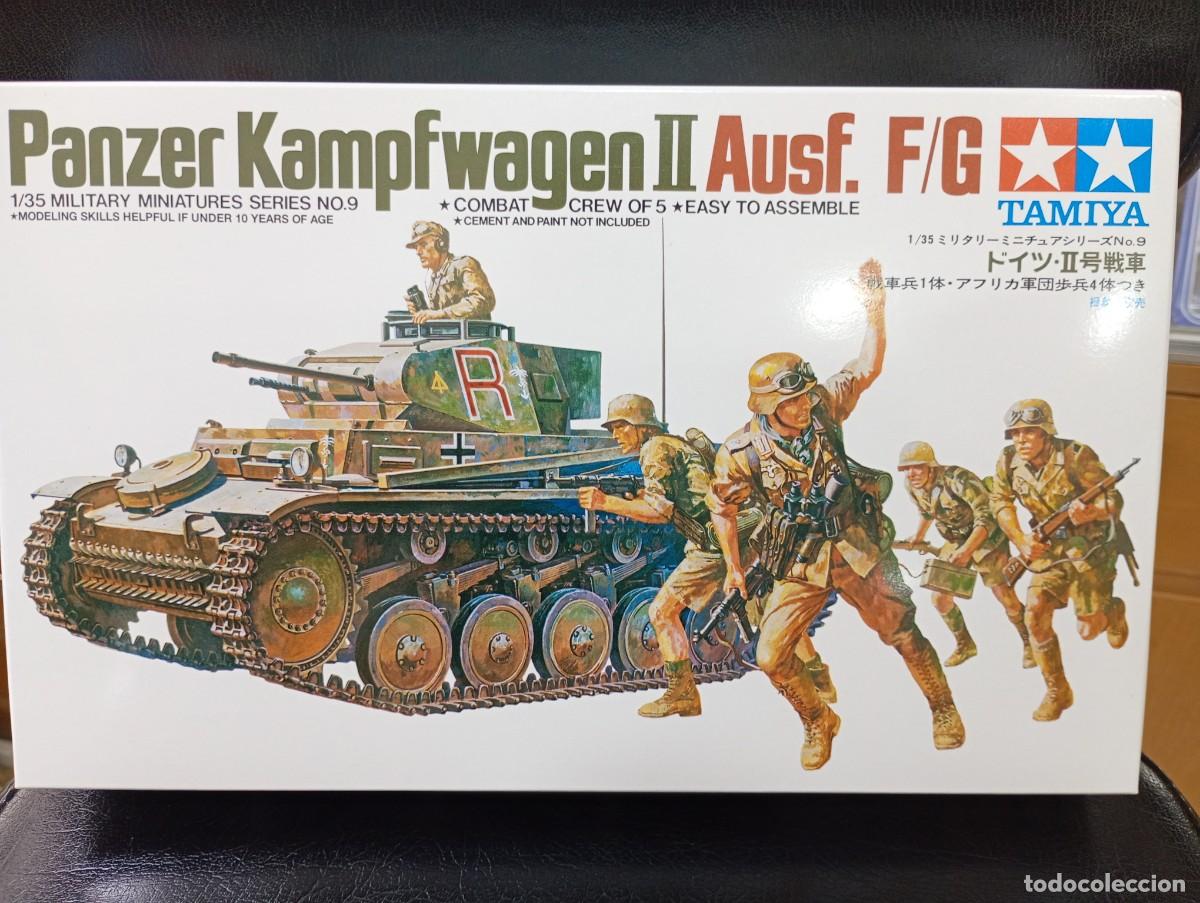 Maquetas: Maqueta Tamiya 1/35 Panzer II con 5 soldados Afrika Korps
