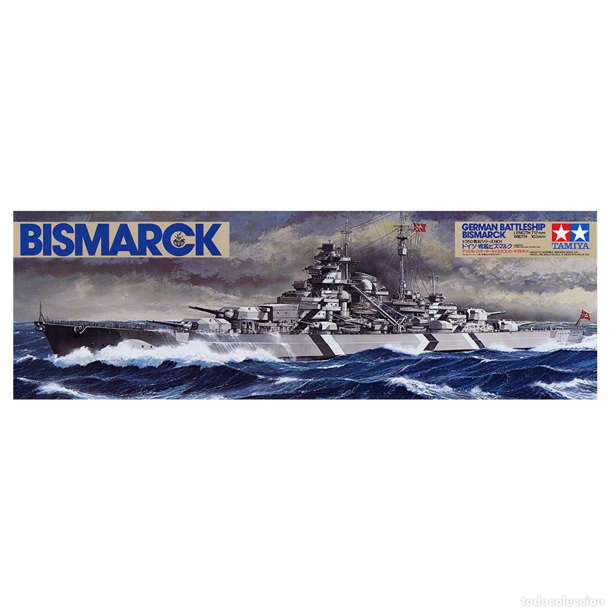 Maquetas: Maqueta Tamiya Acorazado Kriegsmarine Bismarck Escala 1/350 Precintada