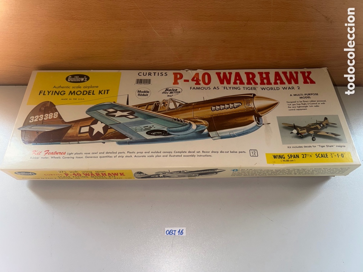 Maquetas: GUILLOWs P-40 Warhawk - Foto 2