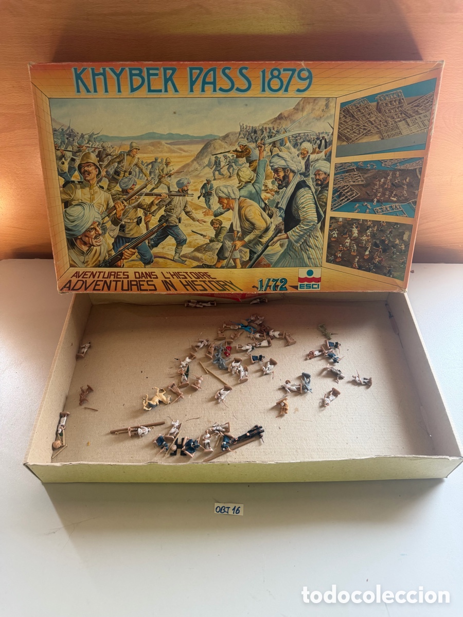 Maquetas: diorama hist&oacute;rico ESCI 1:72 Khyber Pass 1879