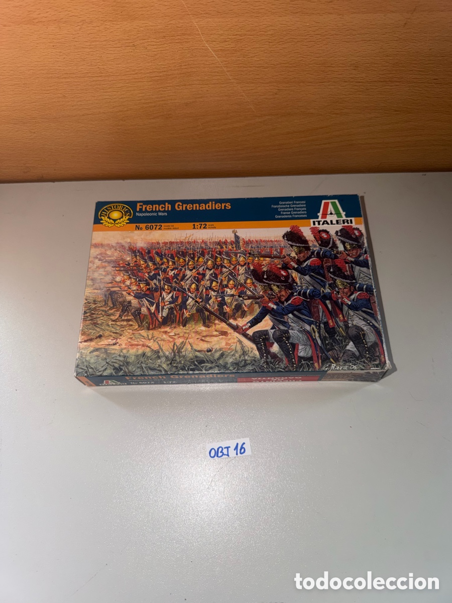Maquetas: kit de modelismo Italeri 6072 de &rdquo;Granaderos Franceses&rdquo; (French Grenadiers) a escala 1:72.