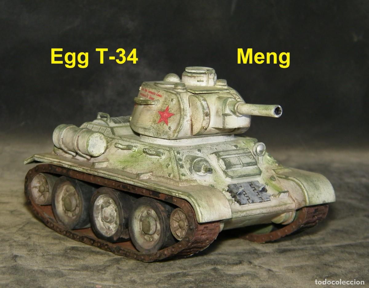 Maquettes: T34 invernal, Meng Egg Tank