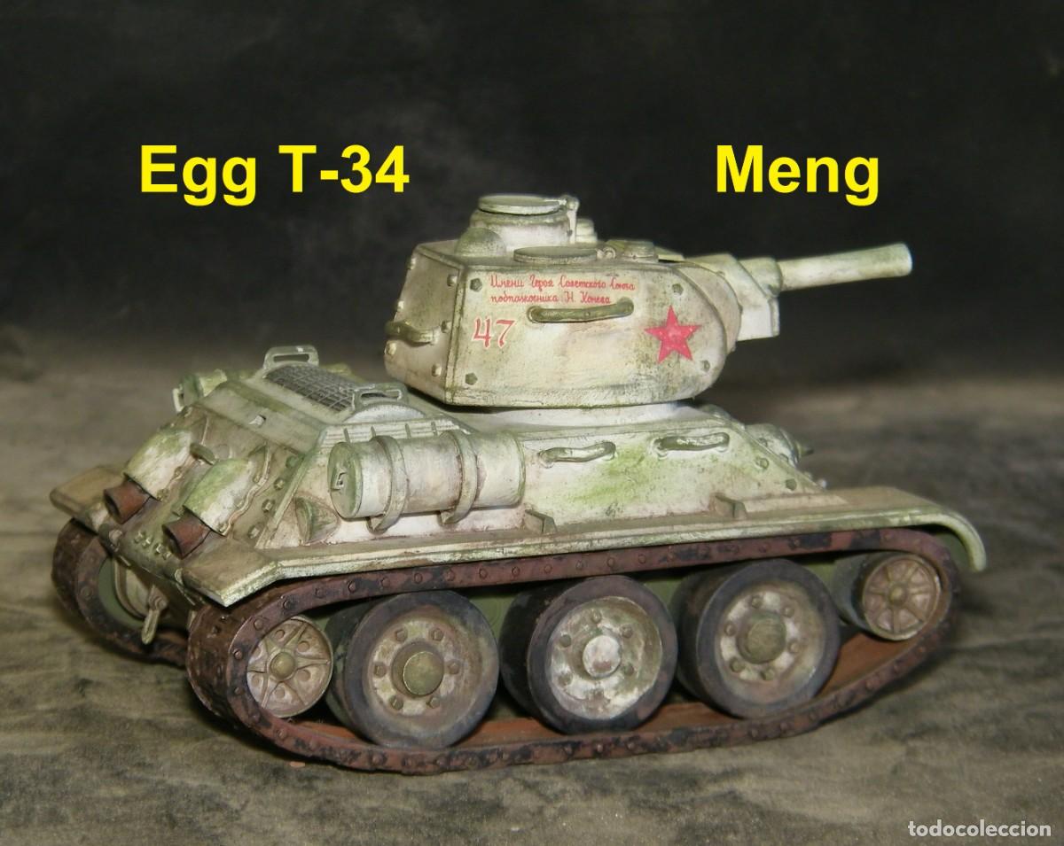Maquetas: T34 invernal, Meng Egg Tank - Foto 3