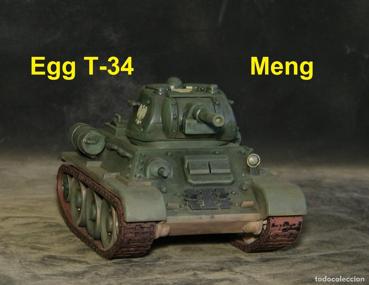Maquetas: T-34 polaco, Modelo 1943, Micky Maus, Meng Egg Tank - Foto 2