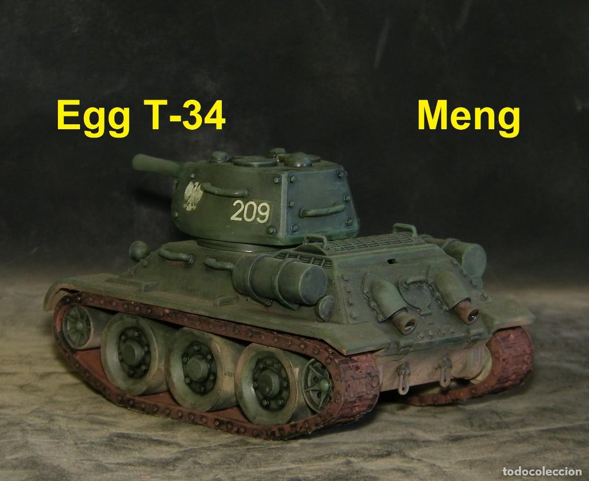 Maquetas: T-34 polaco, Modelo 1943, Micky Maus, Meng Egg Tank - Foto 4