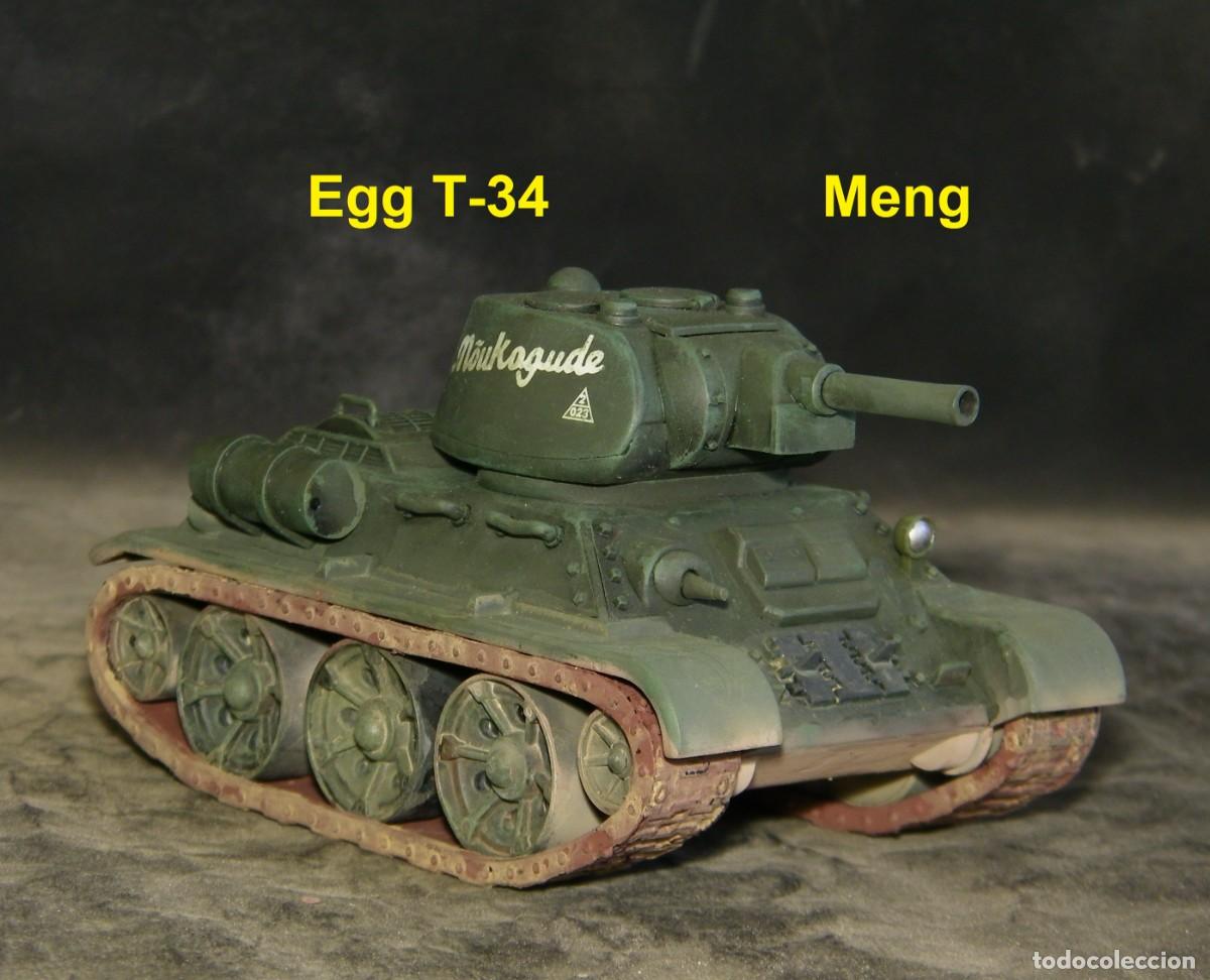 Maquetas: T-34 Modelo 1943, Micky Maus, Meng Egg Tank
