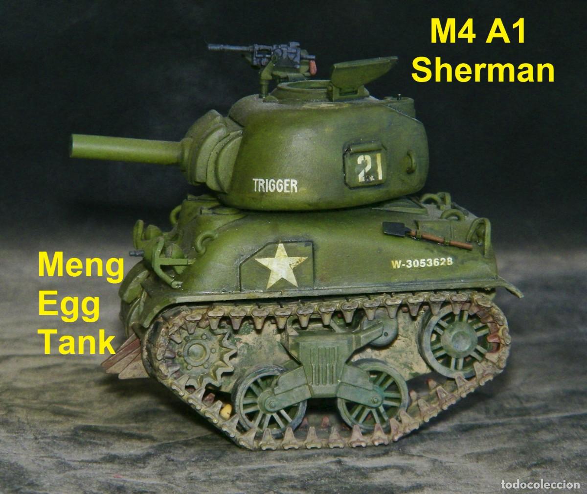 Maquetas: Sherman M4A1, Meng Egg Tank - Foto 2