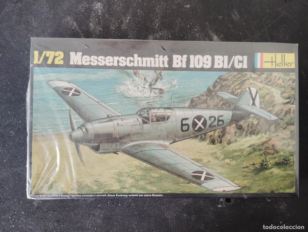 Maquetas: MESSERSCHMITT BF.109 B-1/C-1.HELLER ESCALA 172.