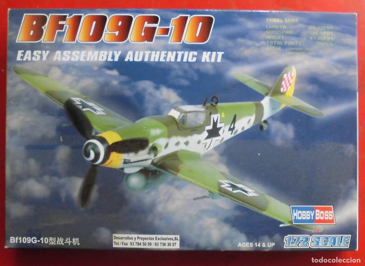Maquetas: MESSERSCHMITT BF.109 G-10. HOBBY KIT ESCALA1/72