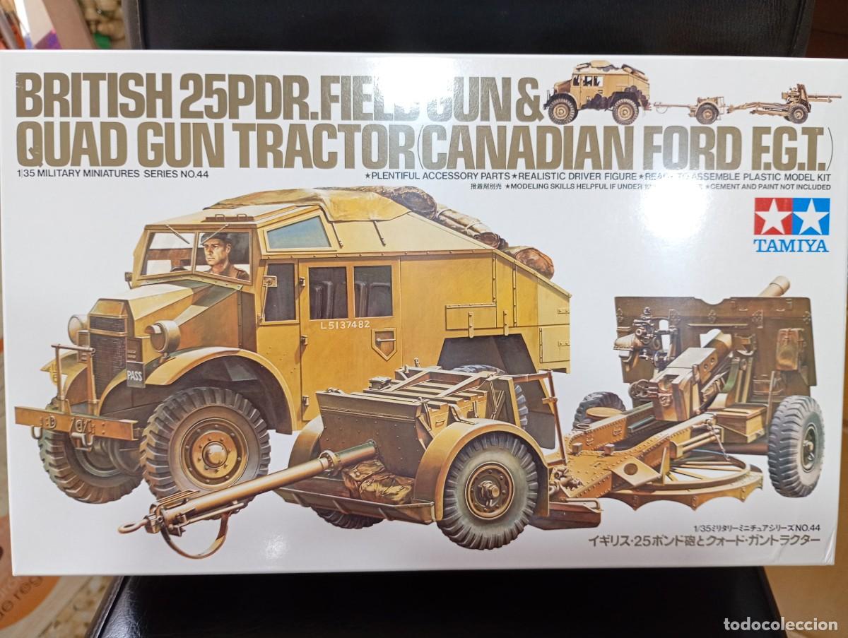 Maquetas: Maqueta Cami&oacute;n, Ca&ntilde;&oacute;n y Remolque Brit&aacute;nico 2&ordf;GM. ESCALA 1/35 Marca Tamiya