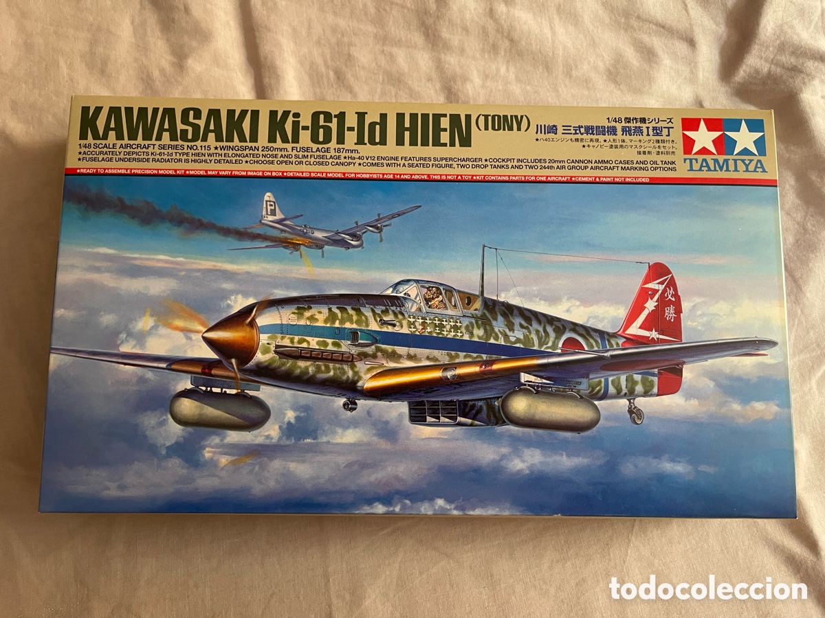 Maquetas: KAWASAKI Ki-61-Id HIEN (TONY) 1:48 TAMIYA 61115 maqueta avi&oacute;n