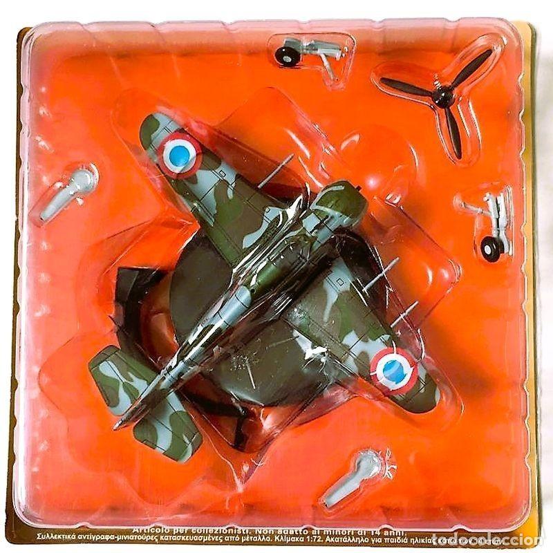 Maquetas: Bloch MB 152, Groupe de Chasse GC II Arm&eacute;e de l'Air, Couvron, Francia 1940. 1:72 Altaya. Cazas 2&ordf; GM