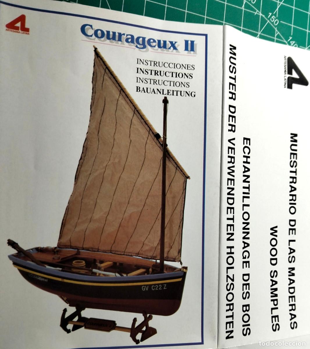 Maquetas: Maqueta Barco Madera Courageux II 1:20 Artesan&iacute;a Latina - Descatalogado/Nuevo