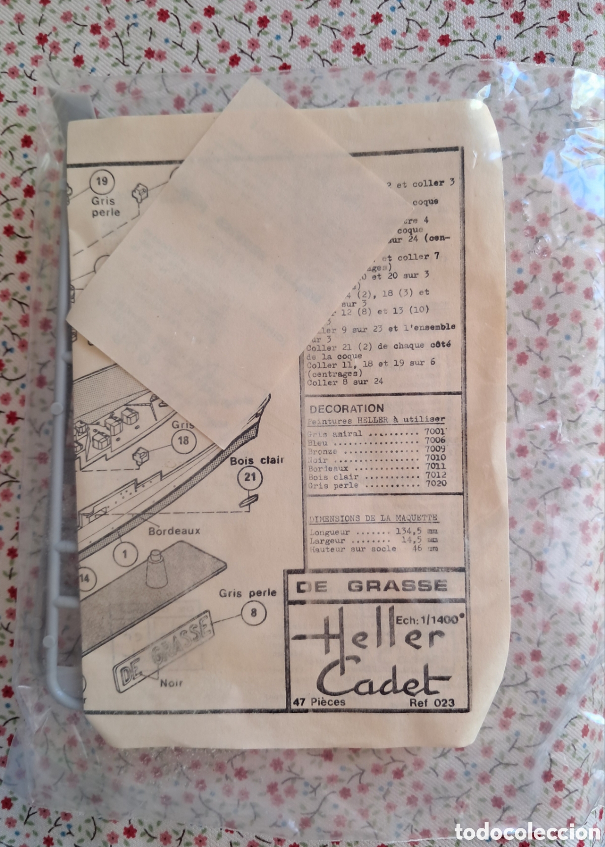Maquetas: Maqueta HELLER CADET ref 023. Crucero De Grasse. Escala 1:1400