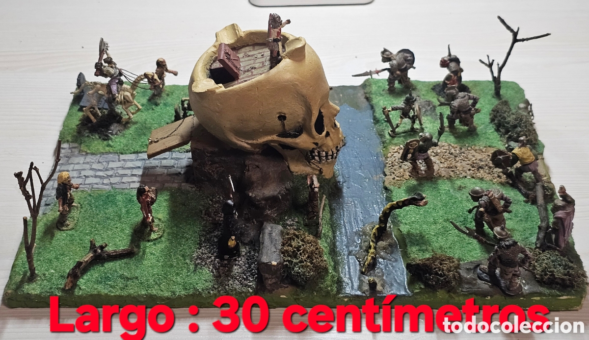 Maquetas: Diorama de fantas&iacute;a calavera - Foto 2