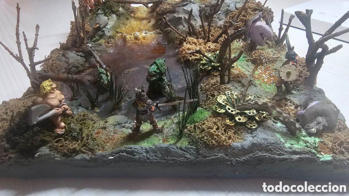 Maquetas: Diorama de fantas&iacute;a pantano - Foto 4