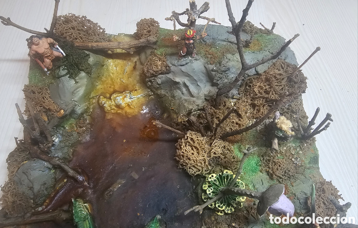 Maquetas: Diorama de fantas&iacute;a pantano - Foto 5