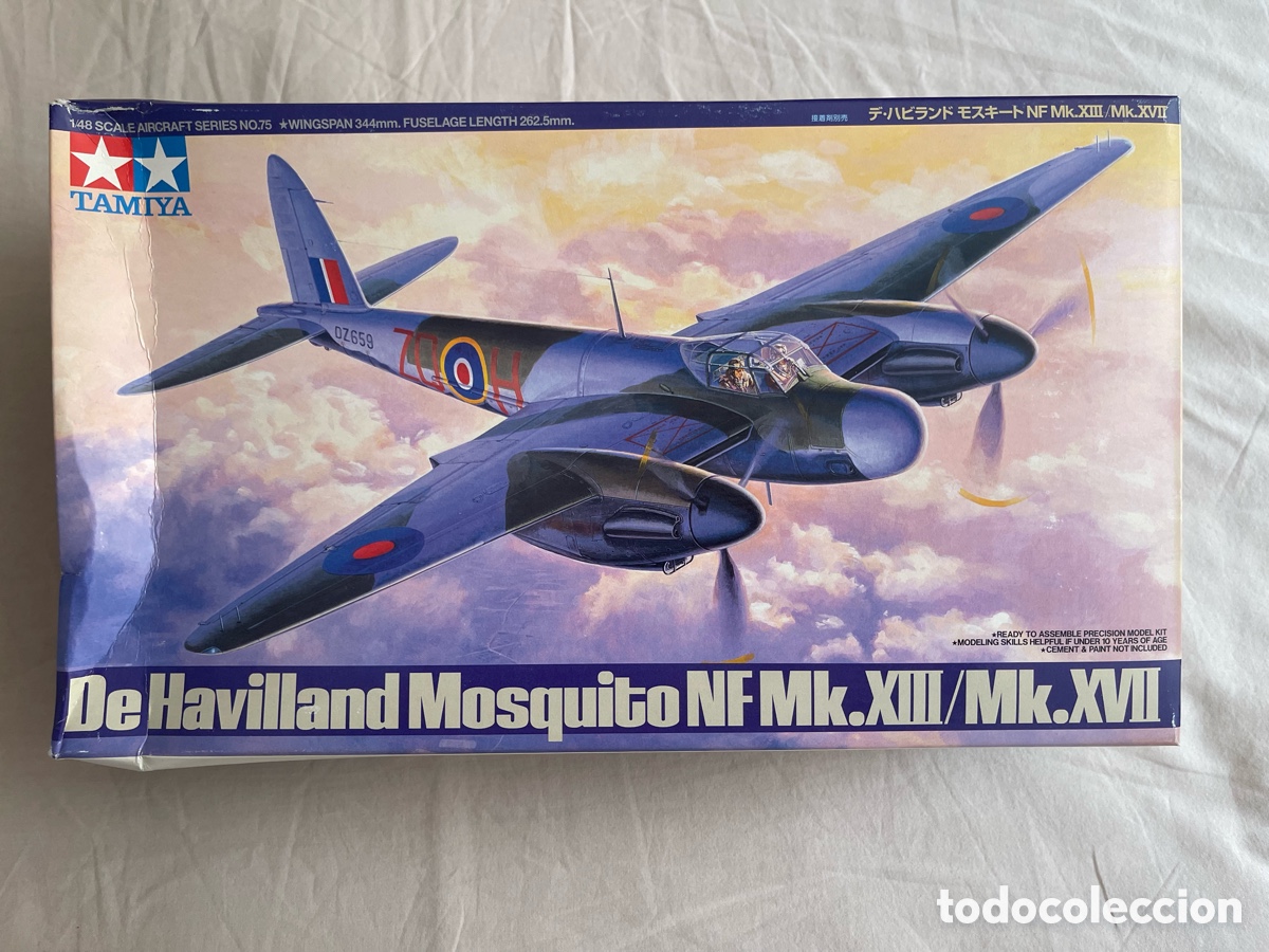 Maquetas: De Havilland MOSQUITO NF MK.XIII MK.XII 1:48 TAMIYA 61075 maqueta avi&oacute;n