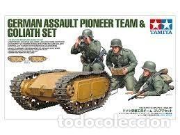 Maquetas: TAMIYA - German Assault Pioneer Team & Goliath Set 1/35 35357