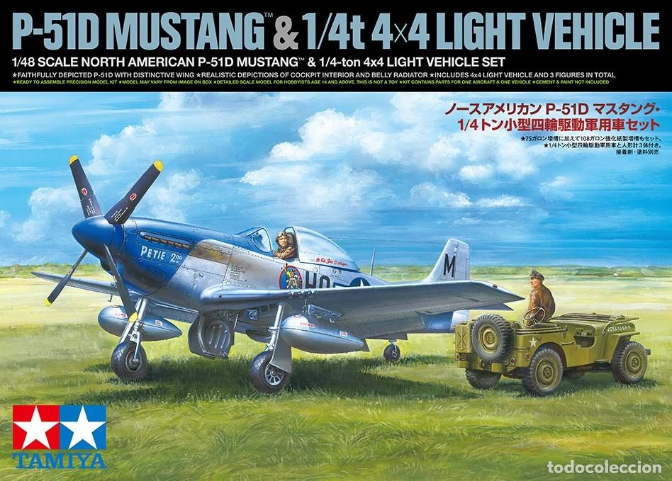 Maquetas: TAMIYA - P-51 MUSTANG & 1/4t 4x4 LIGHT VEHICLE 1/48 25205
