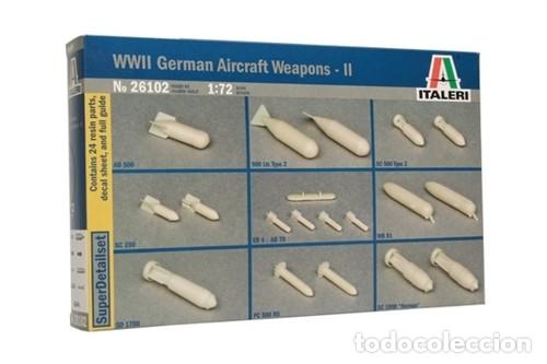 Maquetas: ITALERI - WWII German Aircraft Weapons - II LEER DESCRIPCION 1/72 26102 26101