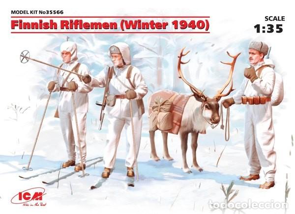 Maquetas: ICM - Finnish Riflemen (Winter 1940) 1/35 35566
