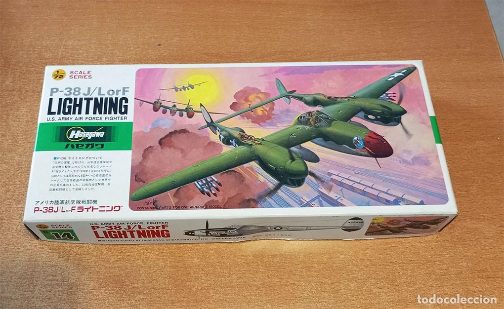 Maquetas: Caza pesado Lockheed P-38J/L o F &rdquo;Lightning&rdquo; de Hasegawa a 1/72 Vintage