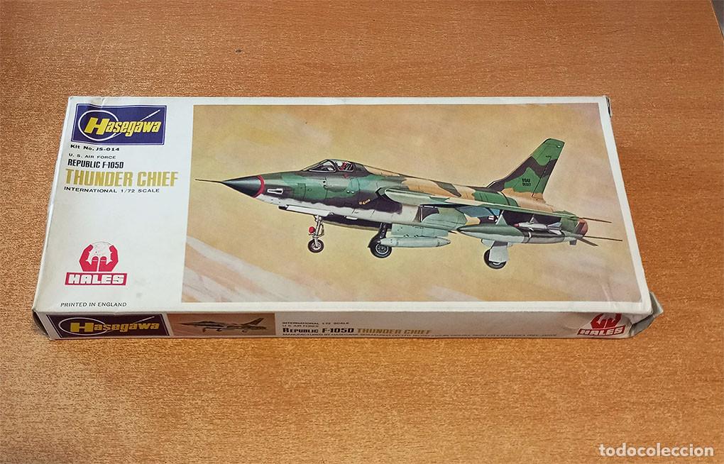 Maquetas: Cazabombardero Republic F-105D &rdquo;Thunderchief&rdquo; de Hasegawa a 1/72 (Vintage)