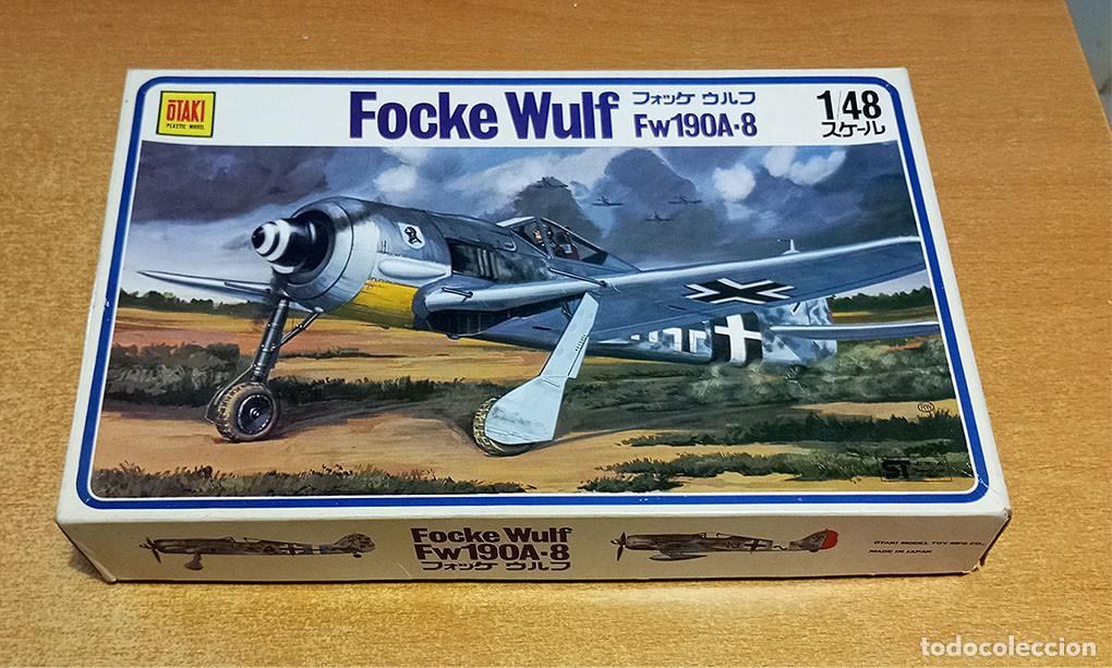 Maquetas: Caza alem&aacute;n Focke Wulf Fw 190A-8 de Otaki a 1/48 (Vintage)