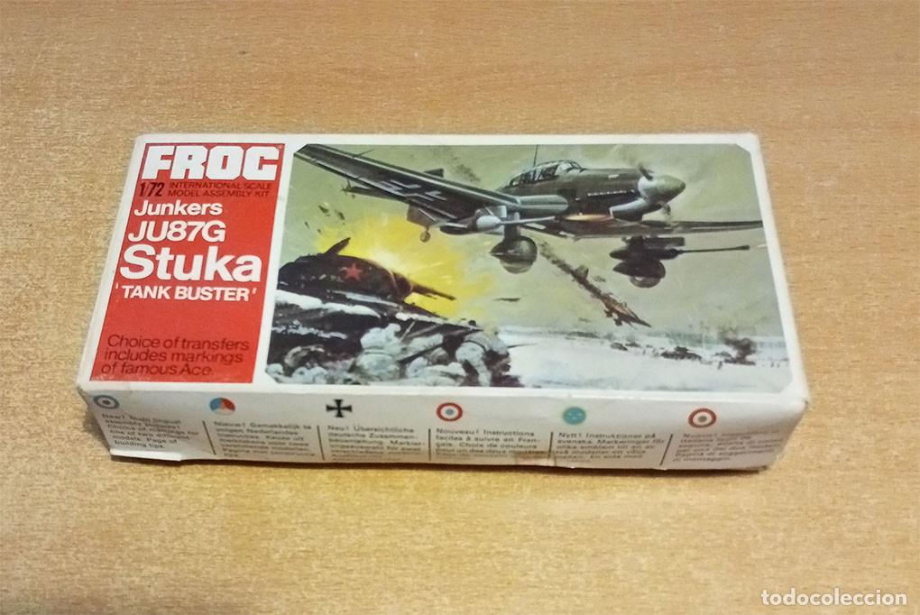 Maquetas: Bombardero en picado Junkers Ju 87G &rdquo;Tank Buster&rdquo; de Frog a 1/72 (Vintage de 1968)