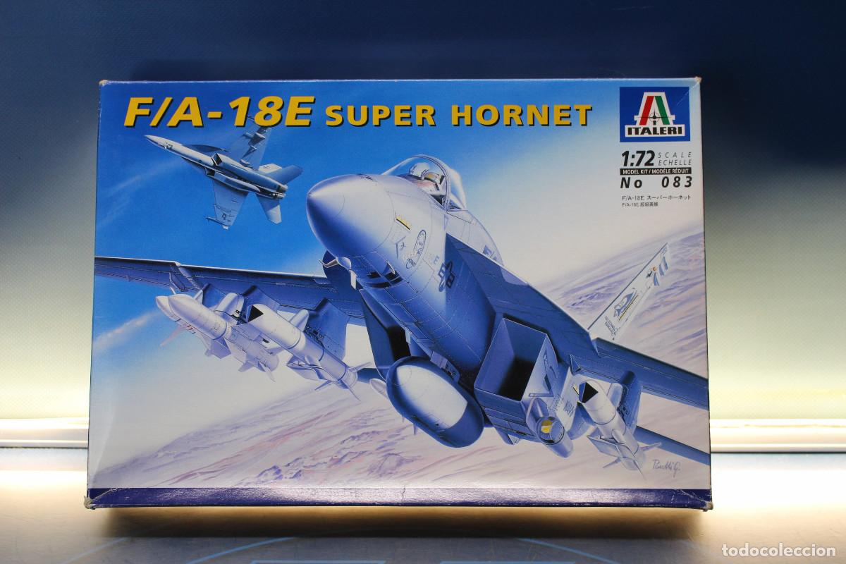 Maquetas: Italeri 083, F/A-18E Super Hornet. 1/72. Avi&oacute;n, caza, bimotor USA.