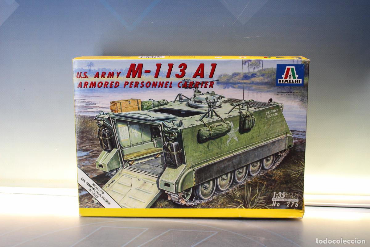 Maquetas: Italeri 276, M-113 A1 Armored personnel carrier. 1/35. U.S. Army. Veh&iacute;culo blindado, USA, 40's.