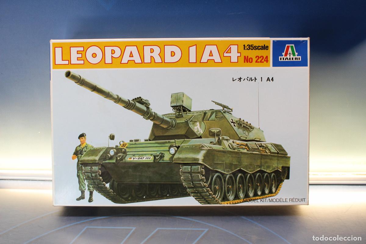 Maquetas: Italeri 224, Leopard 1A4. 1/35. Tanque, Alemania Federal, carro de combate.