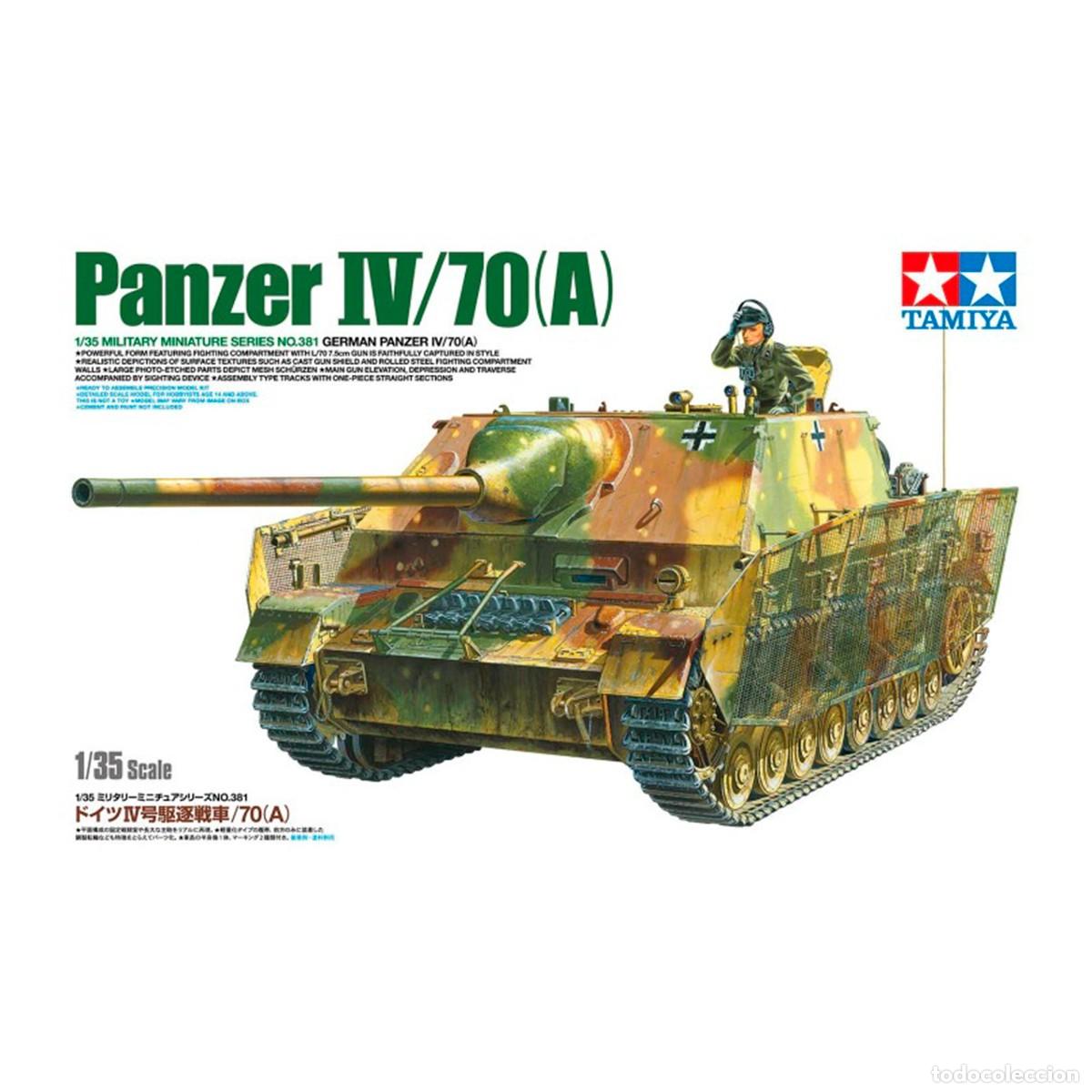 Maquetas: Maqueta Escala 1/35 German Panzer IV/70(A) Tamiya