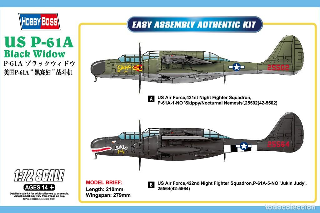 Maquetas: HOBBY BOSS - US P-61A Black Widow 1/72 87261