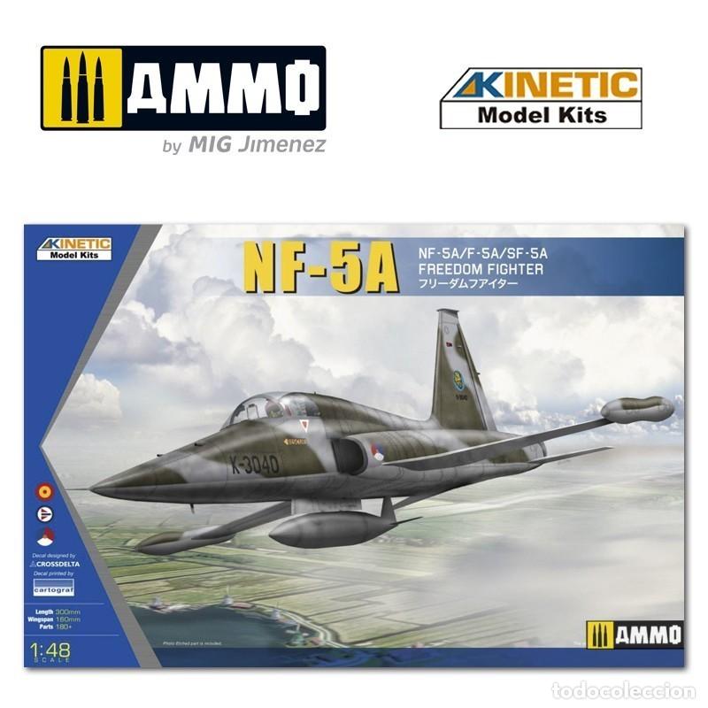 Maquetas: KINETIC - NF-5A Freedom Fighter (NF-5A/F-5A/SF-5A) VERSION ESPA&Ntilde;OLA 1/48 K48110