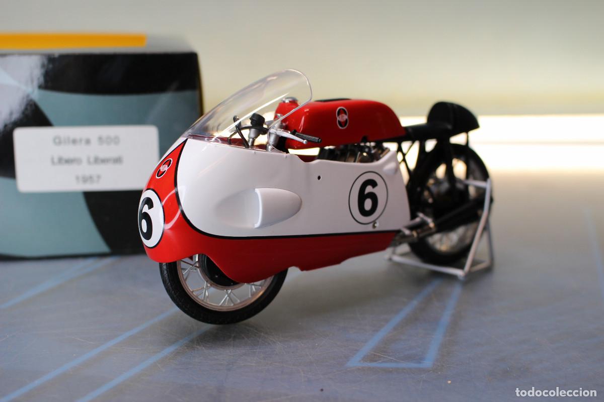 Maquetas: 14. Maqueta Moto GP 1/12. Gilera 500 Libero Liberati 1957.