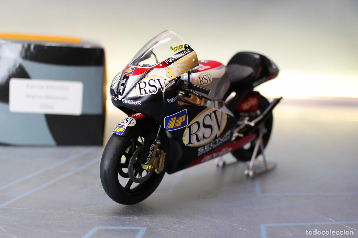 Maquetas: 15. Maqueta Moto GP 1/12. Aprilia RSV250 Marco Melandri 2002.