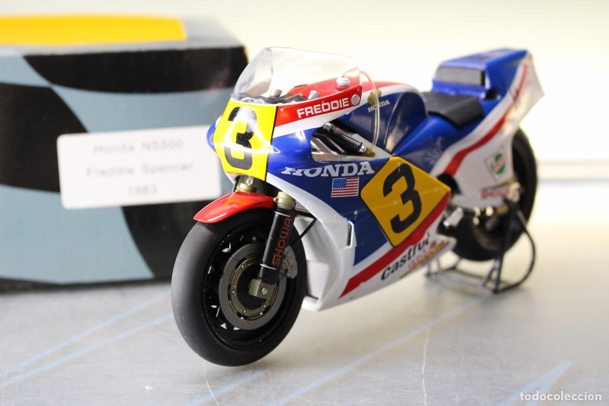 Maquetas: 21. Maqueta Moto GP 1/12. Honda NS500 Freddie Spencer 1983.