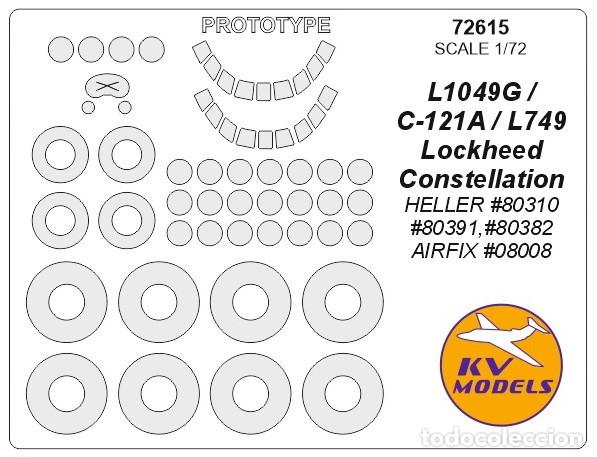 Maquetas: AIRFIX - Super Constellation + extras 1/72 08008 - Foto 7