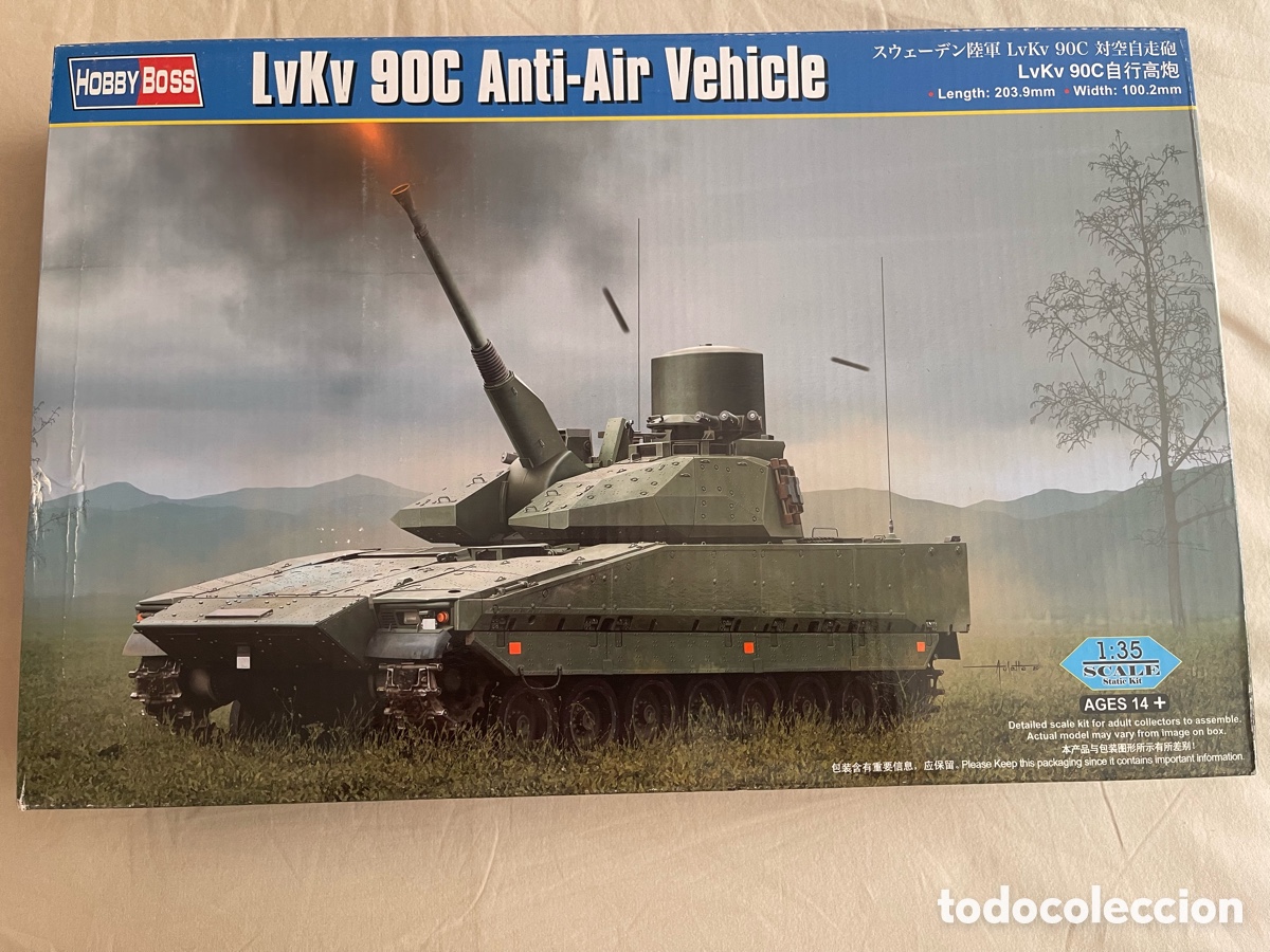 Maquetas: LvKv 90C Anti-Air Vehicle 1:35 HOBBY BOSS 84508 maqueta carro tanque