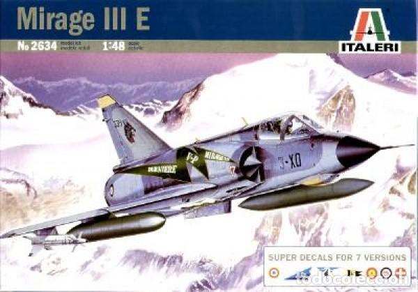 Maquetas: ITALERI - Mirage III E EDICION ESPECIAL CALCAS 7 PAISES Y ESPA&Ntilde;A 1/48 2634