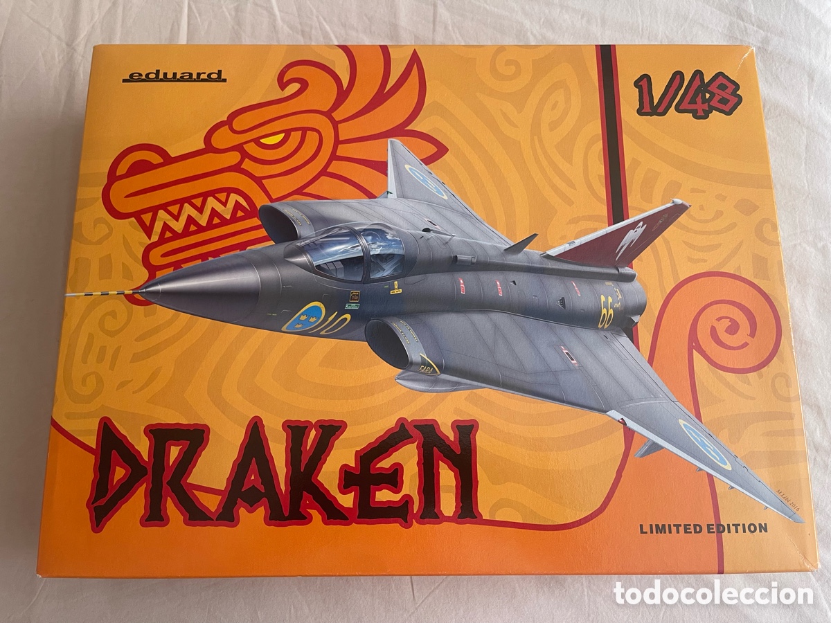 Maquetas: Saab DRAKEN 1:48 Limited Edition EDUARD 1135 maqueta avi&oacute;n