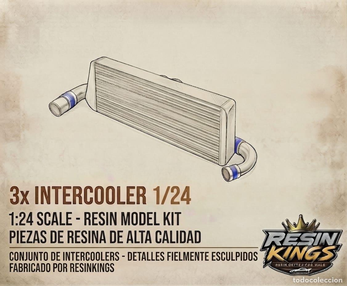 Macchiette: Resin Kings - Set de tres intercooler 1/24 RK16