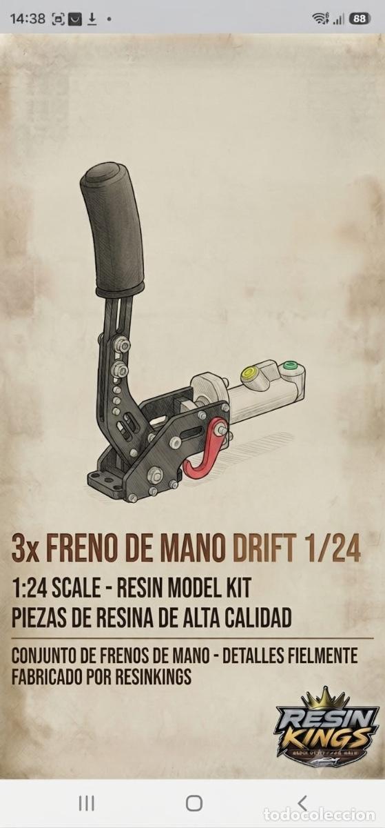 Maquetas: Resin Kings - Pack 3 Freno de Mano Drift 1/24 RK13