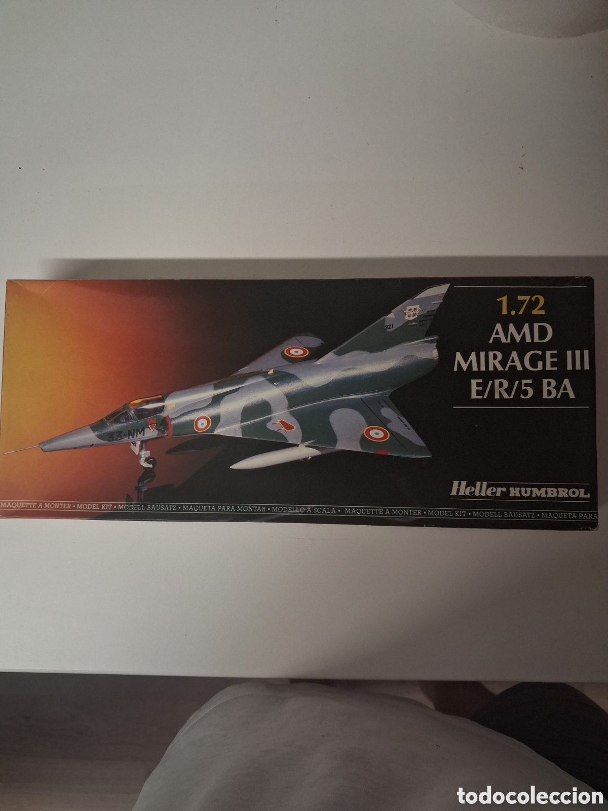 Maquetas: MAQUETA PARA MONTAR MIRAGE III E/R/5/B HELLER 1/72
