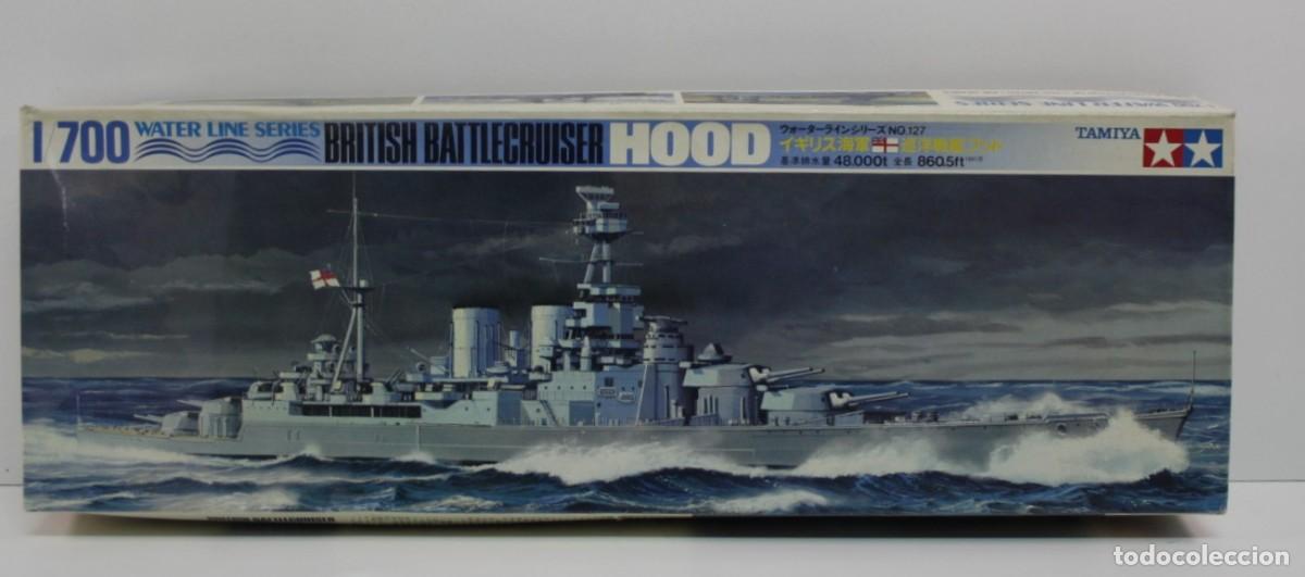 Maquetas: Tamiya HMS Hood British Battlecruiser 1/700 Water Line Series N&ordm;127