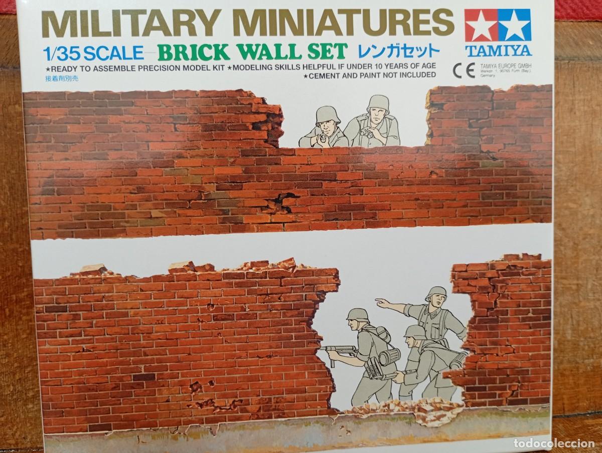 Maquetas: Maqueta Tamiya Escala 1/35 Brick Wall Set