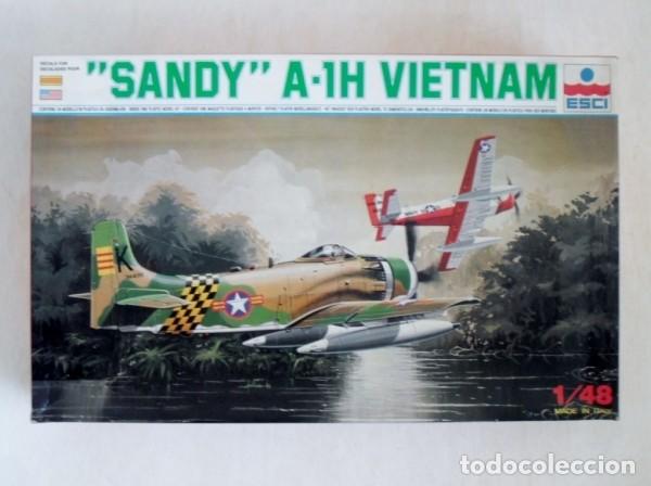 Maquetas: ESCI - &rdquo;Sandy&rdquo; A-1H Vietnam 1/48 4075